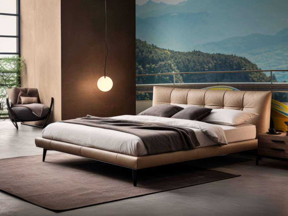 Gele supercar in bergen