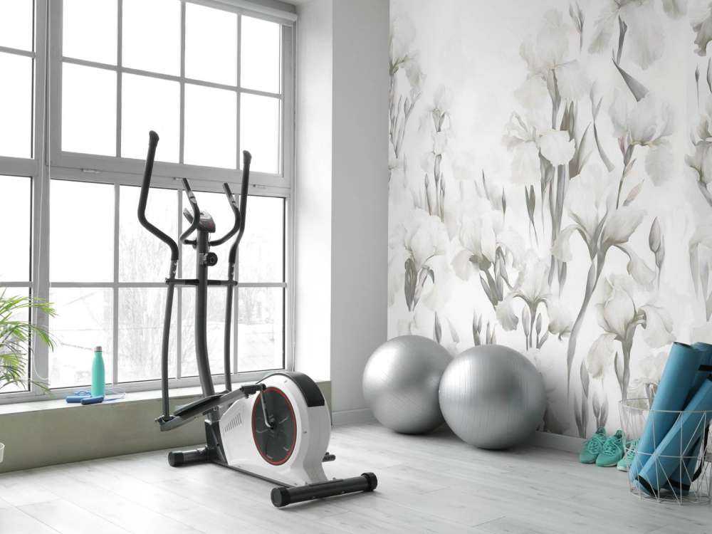 Irises Dance Seamless Warm Beige