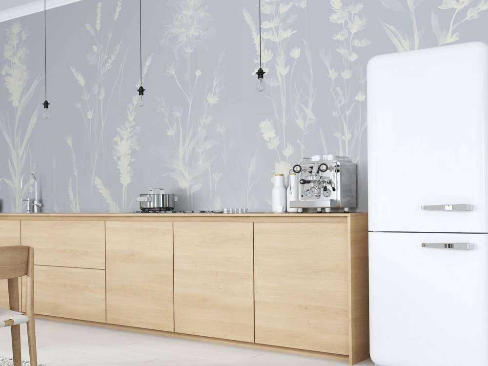 Lavender Glade Seamless Dusty Blue