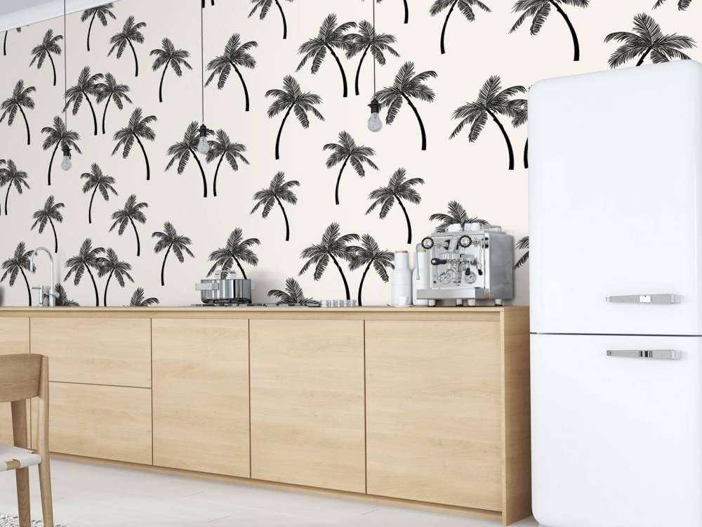 Patroon met palmbomen