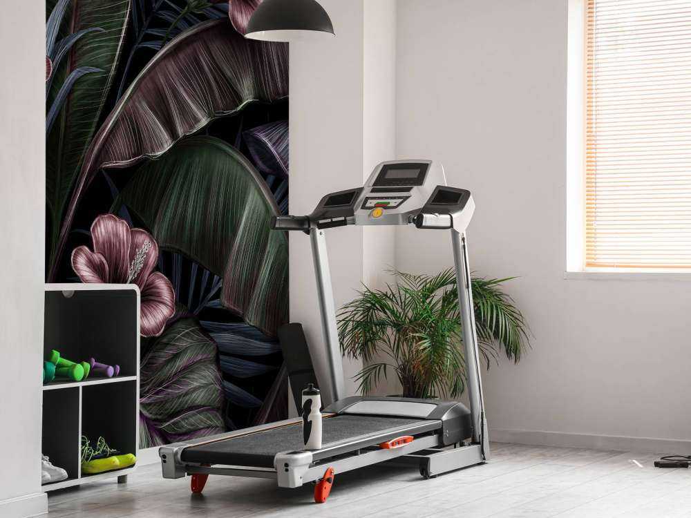 Tropische hibiscus en bladeren