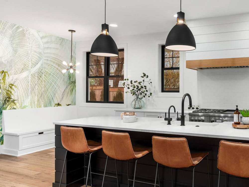 Kas met tropische planten