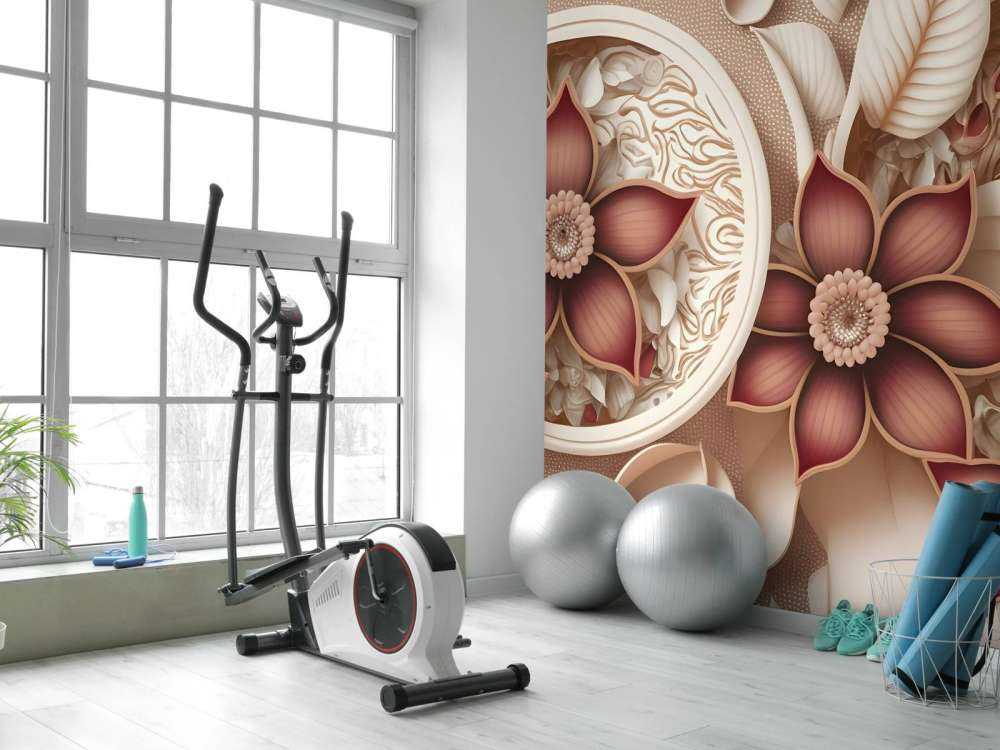 Bloemen en bladeren illustratie