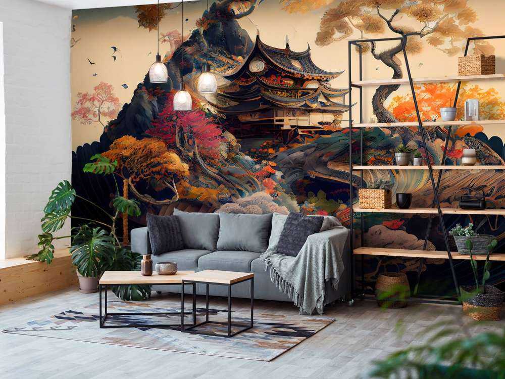 Landschap in Oosterse stijl