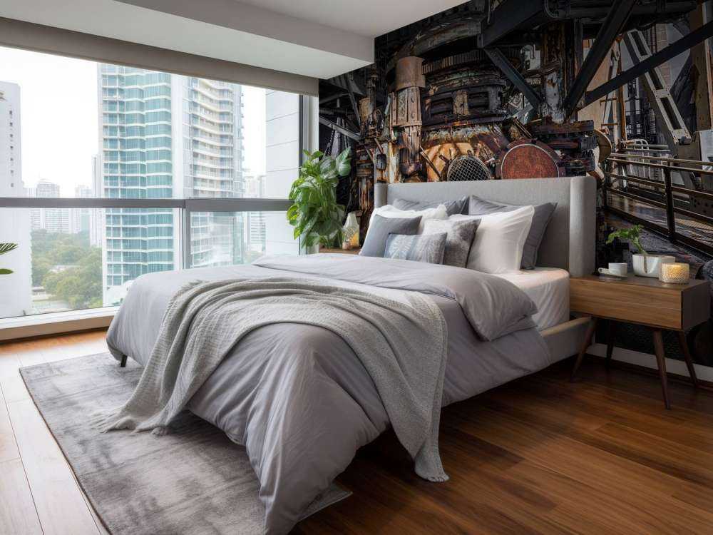 Roestige oude fabriek