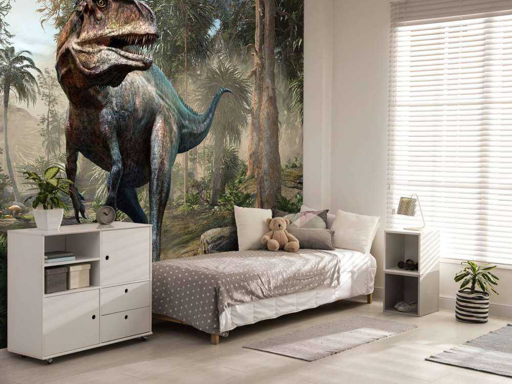 Acrocanthosaurus in het bos