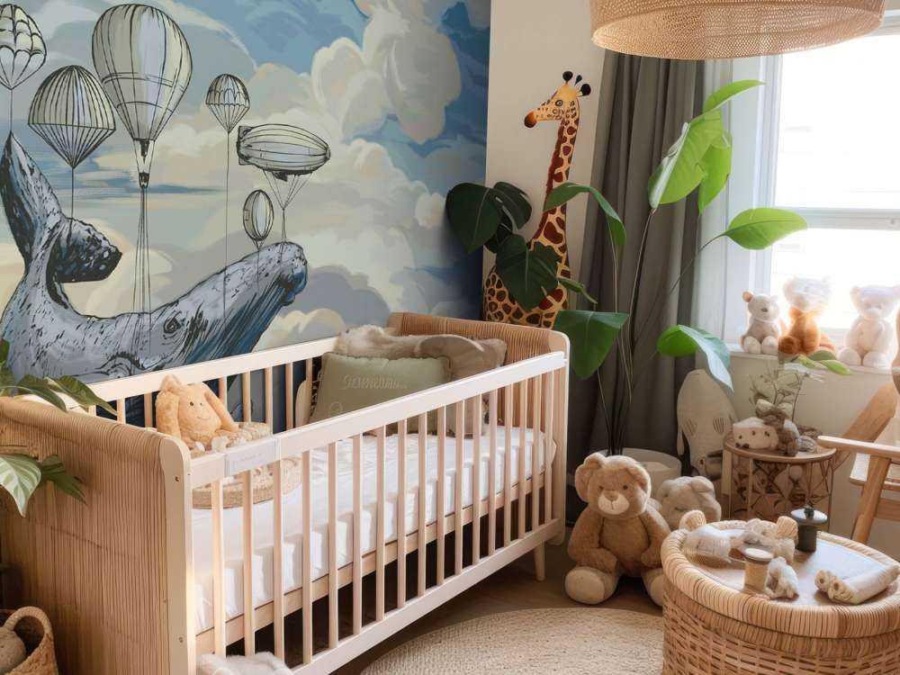 Luchtballonnen met een walvis