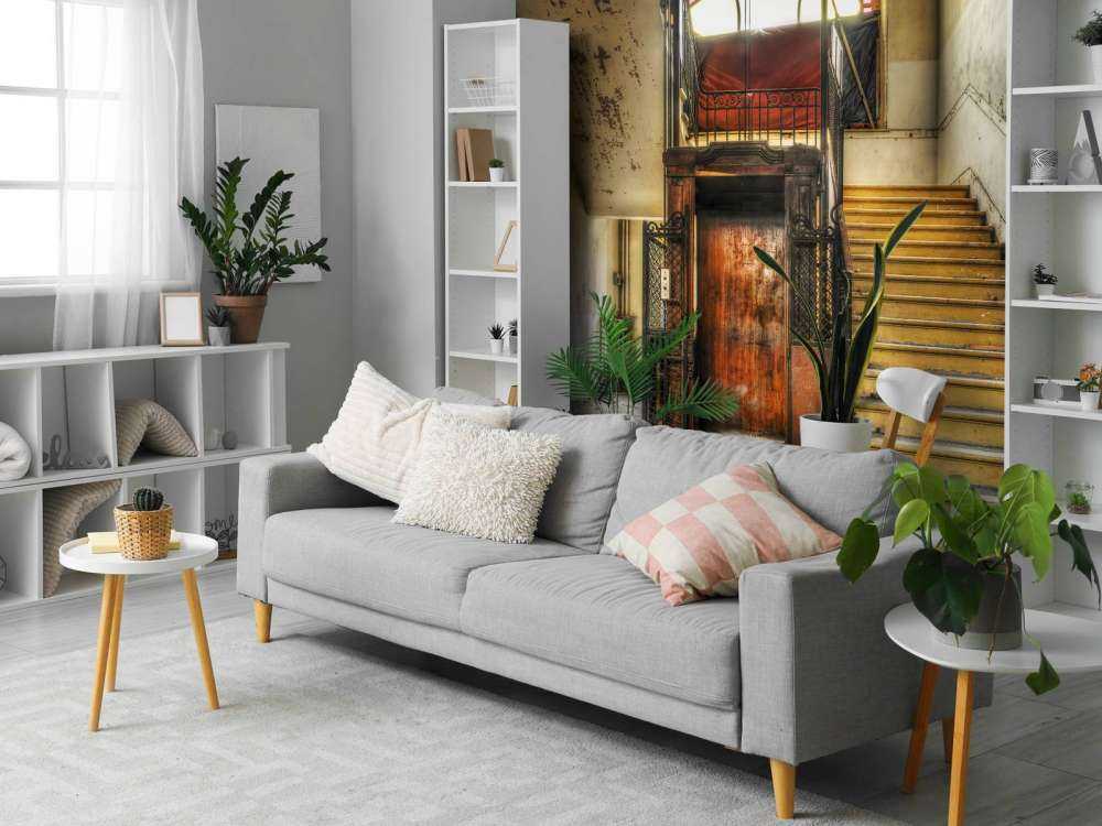 Verlaten hotel lobby