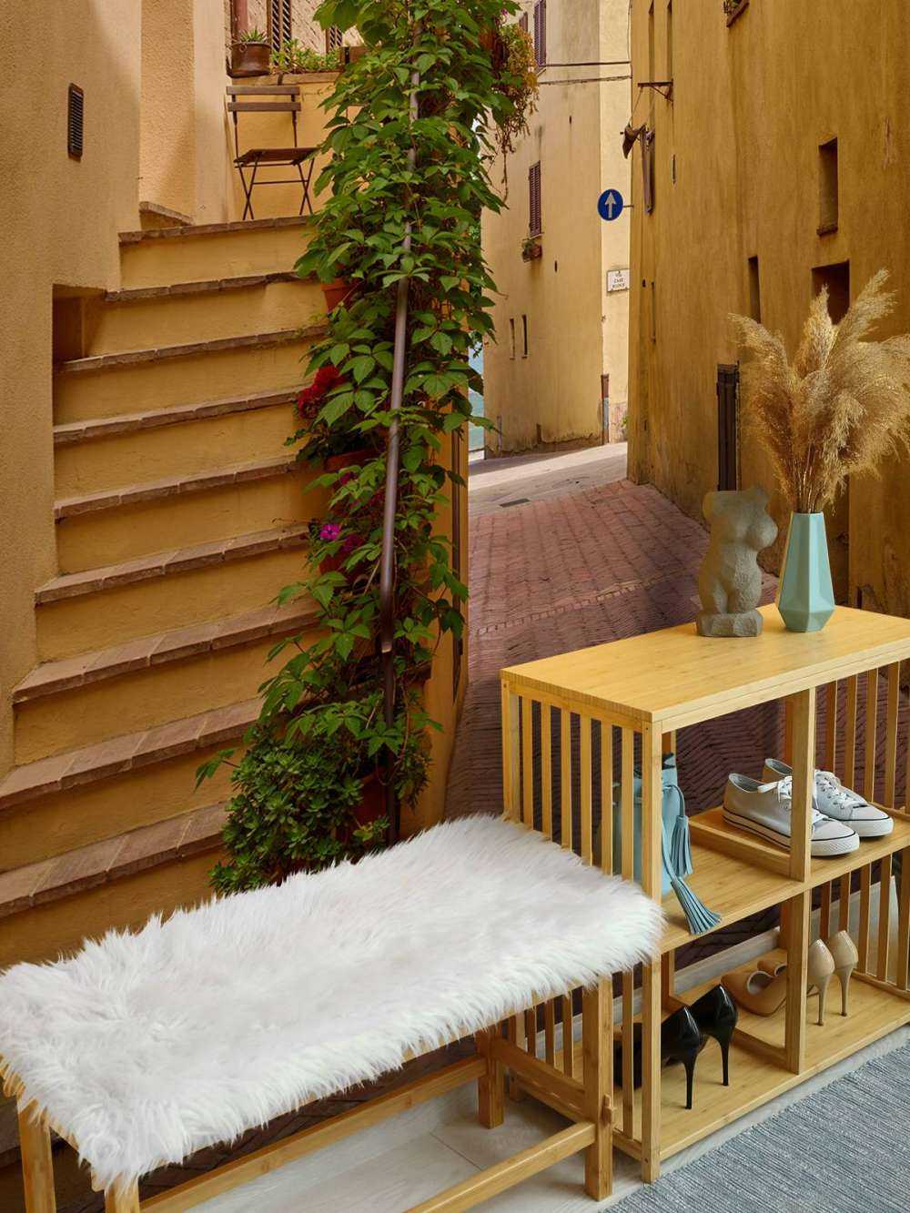 Trap in een Italiaans straatje