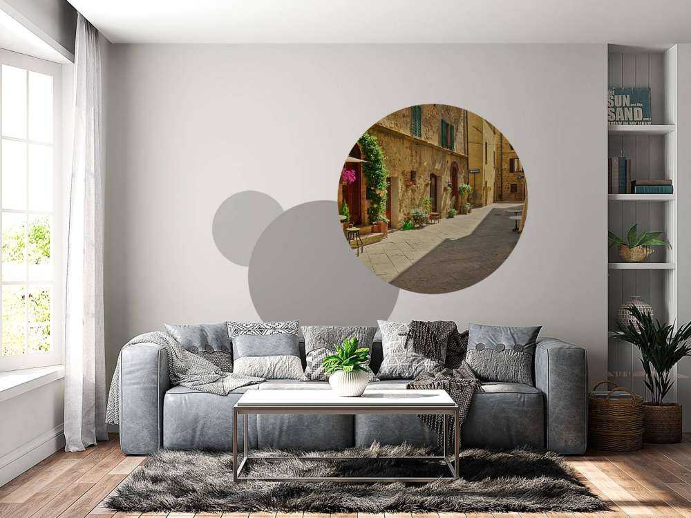 Terrassen in oud straatje