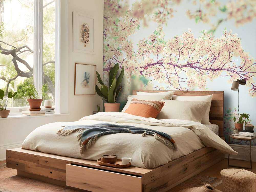 Bloesembloemen met vintage look