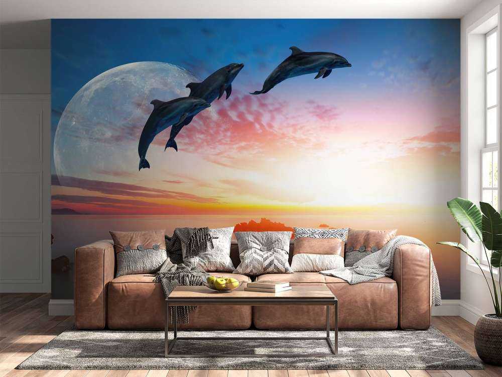 Dolfijnen in de nacht