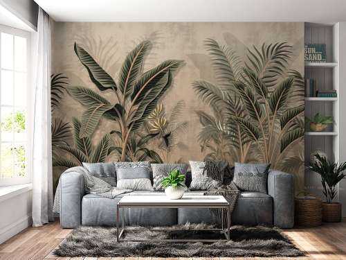 Vintage palmbomen