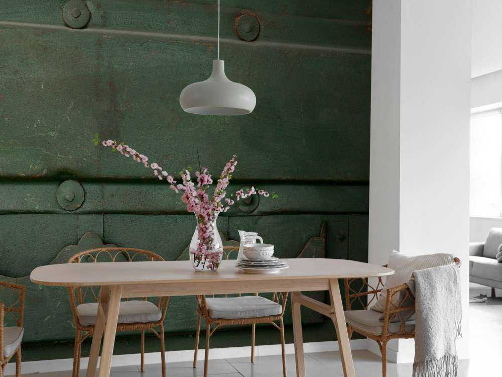 Groene metalen structuur