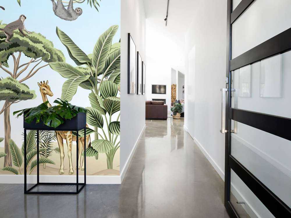 Patroon met jungle dieren