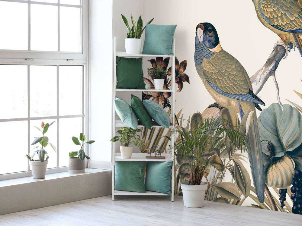 Jungle vibes parrots island