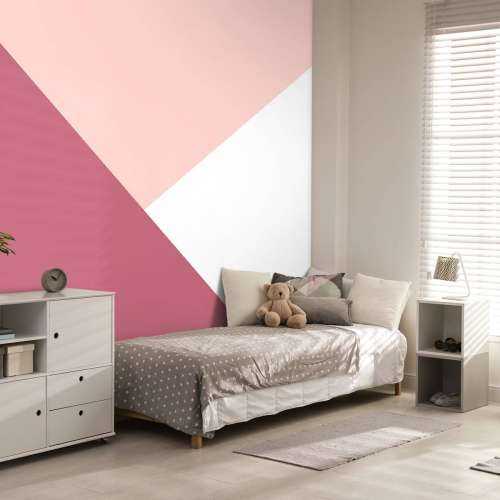 Driehoeken in roze tinten