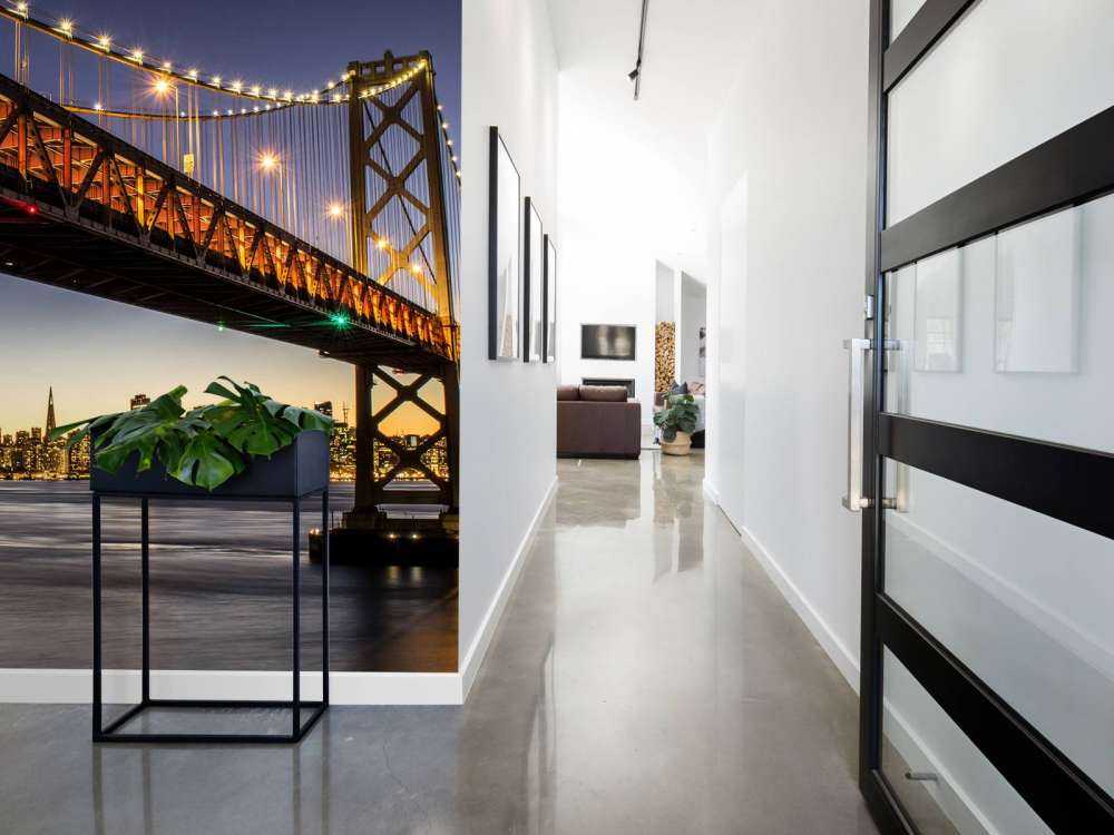 Bay Bridge met licht