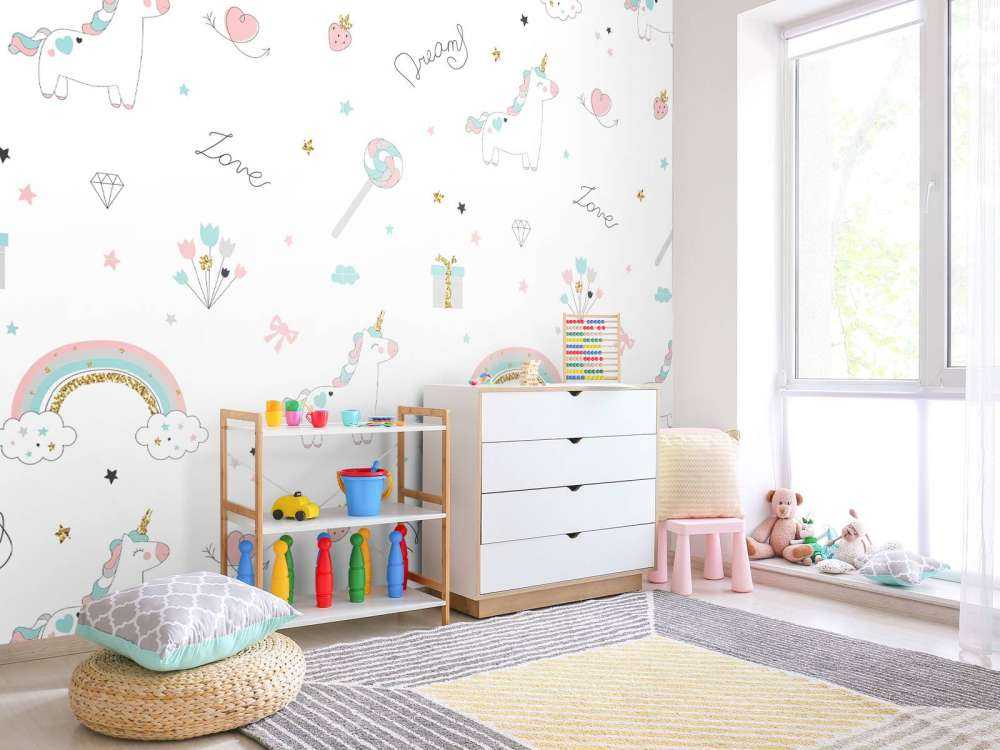 Eenhoorns, regenbogen en glitters