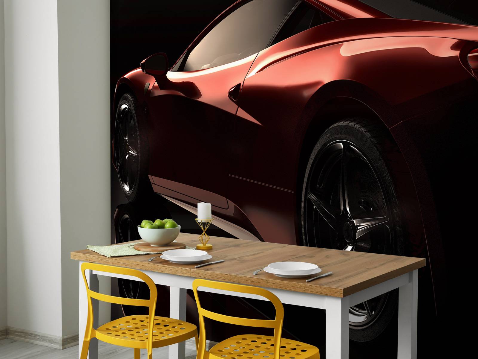 Rode sportauto