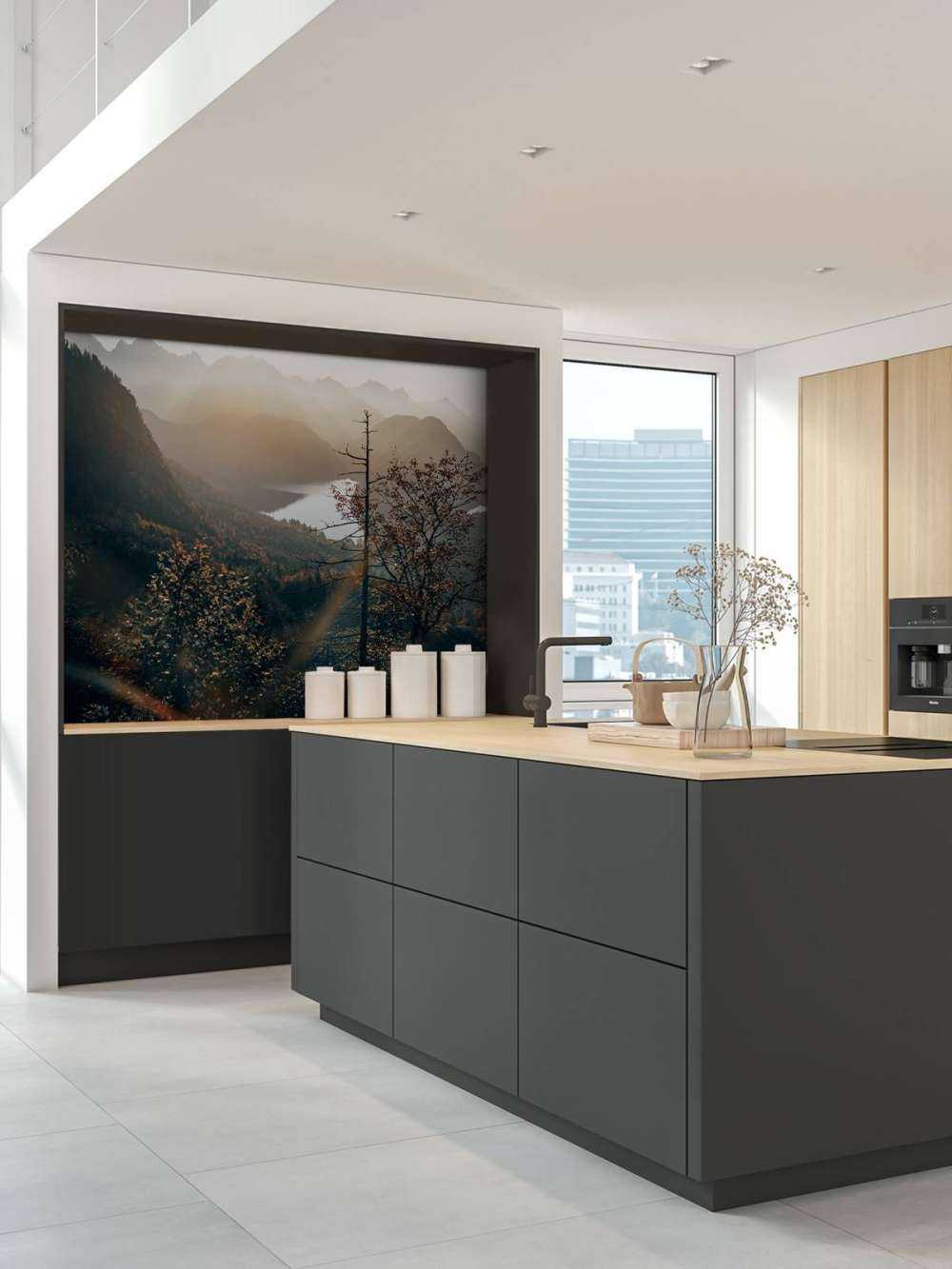 Uitzicht over de Alpen