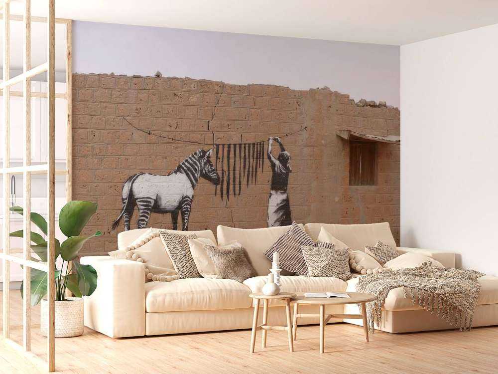 Banksy - Zebra clothes