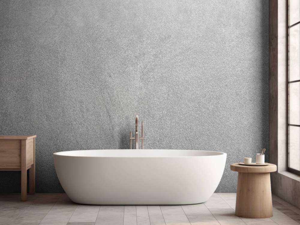 Betonnen muur met structuur