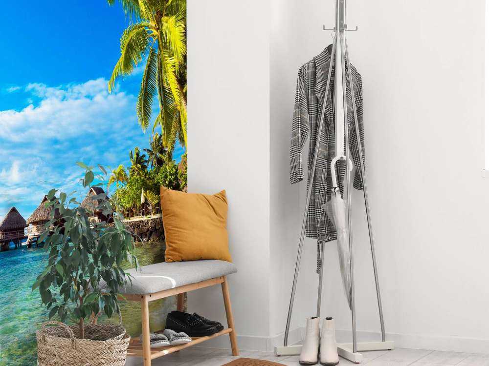 Palmbomen op Bora Bora