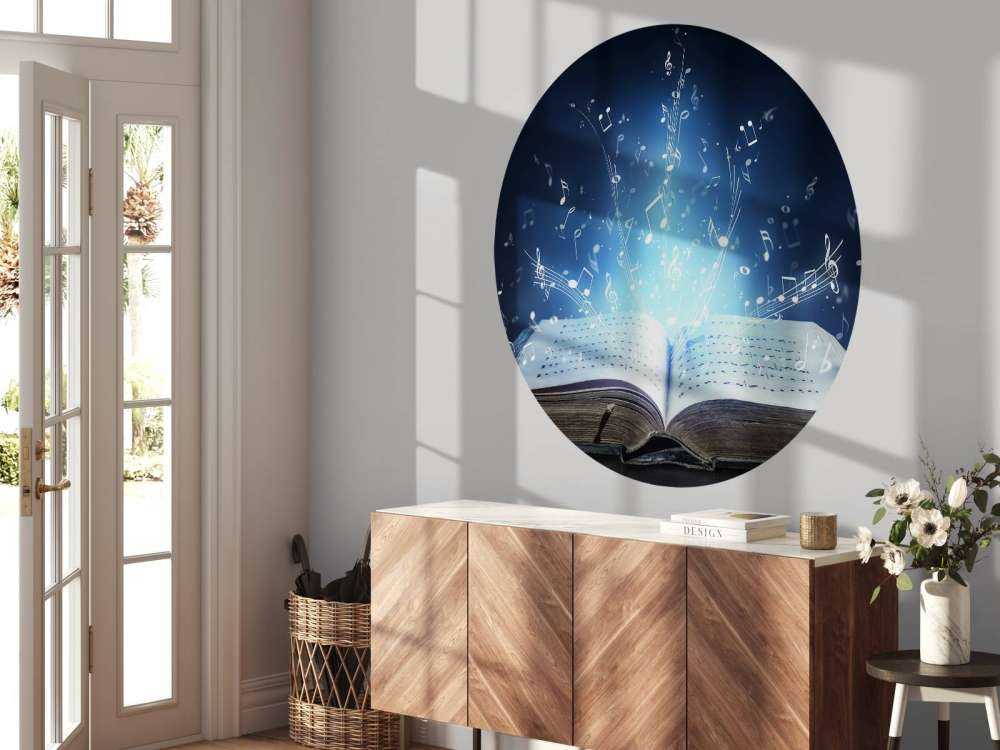 Oud muzieknoten boek