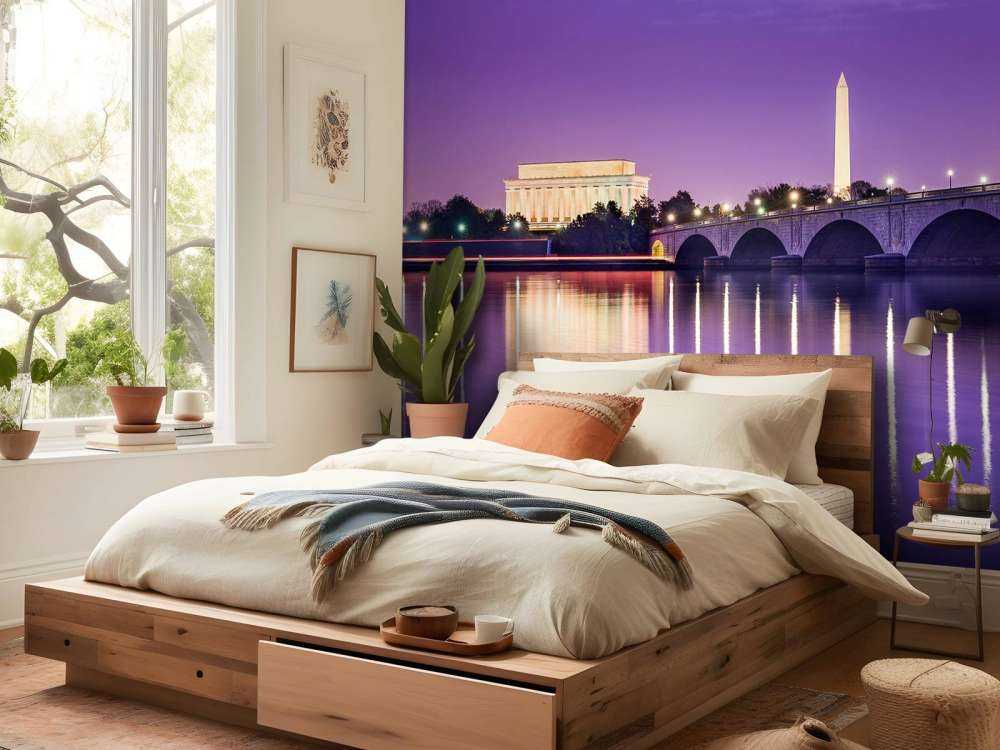 Washington met een paars effect