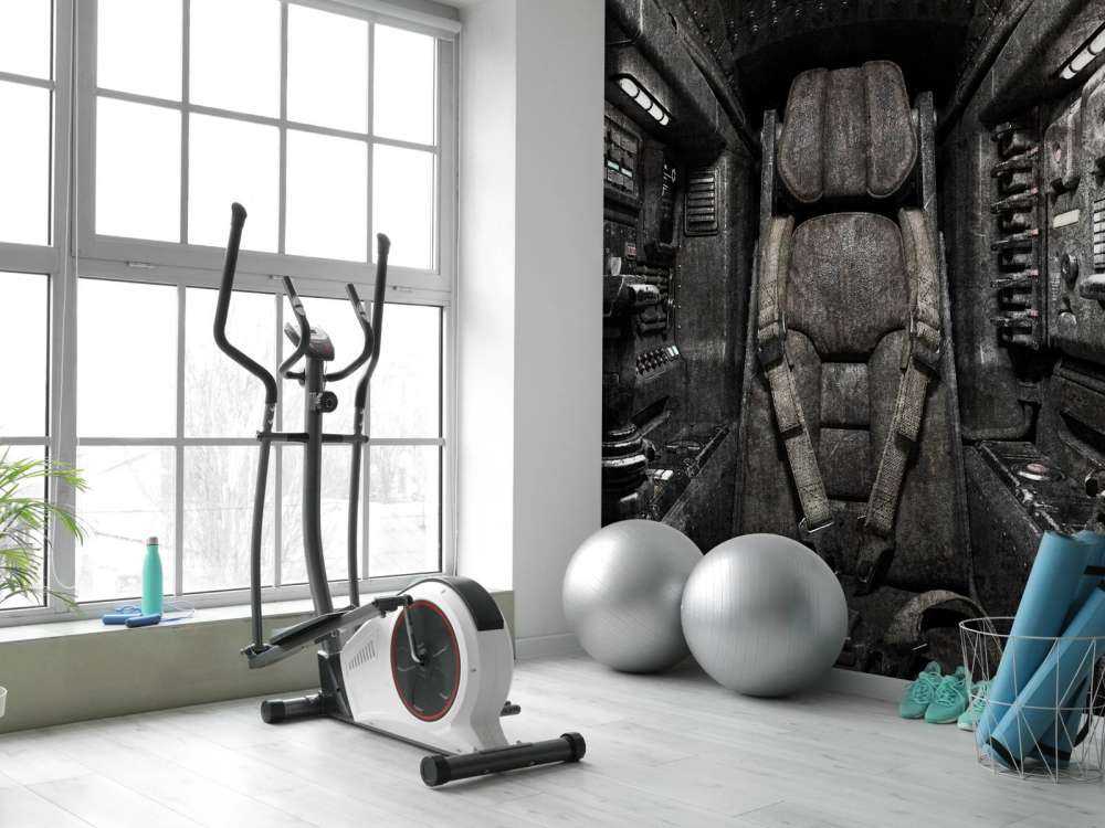 Stoel in ruimteschip