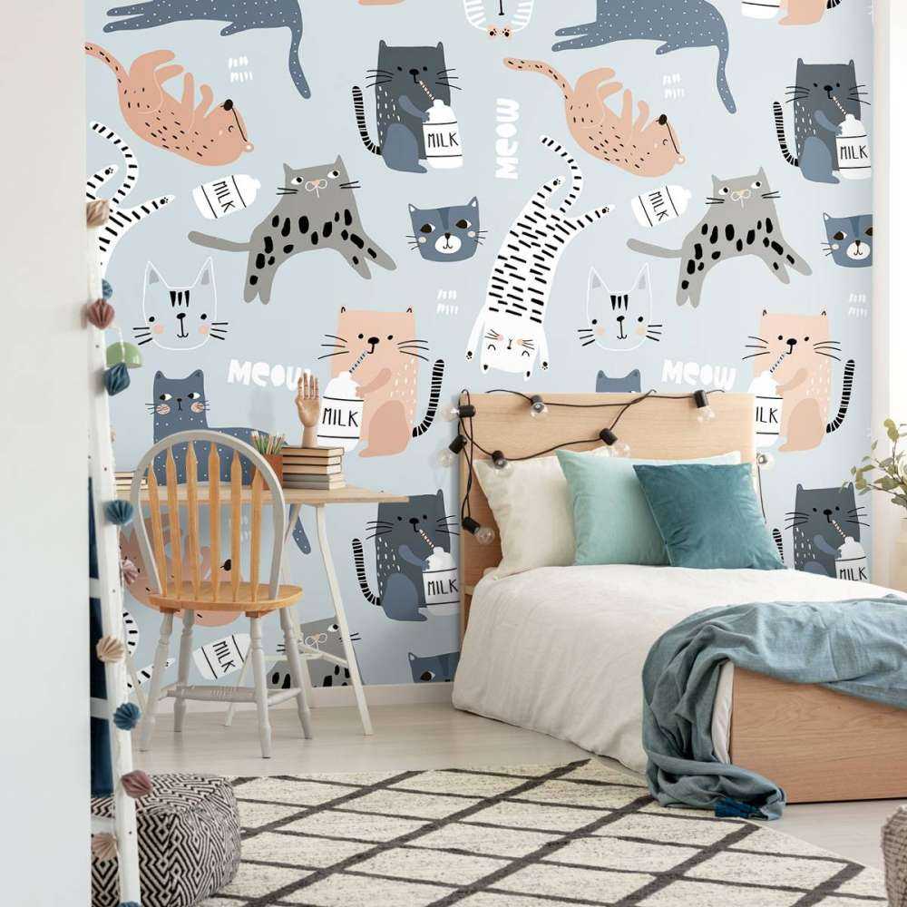 Katten en poezen print