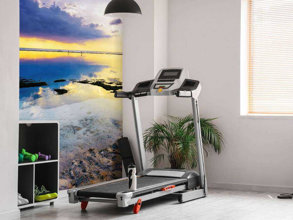 Strand met kleurrijk effect