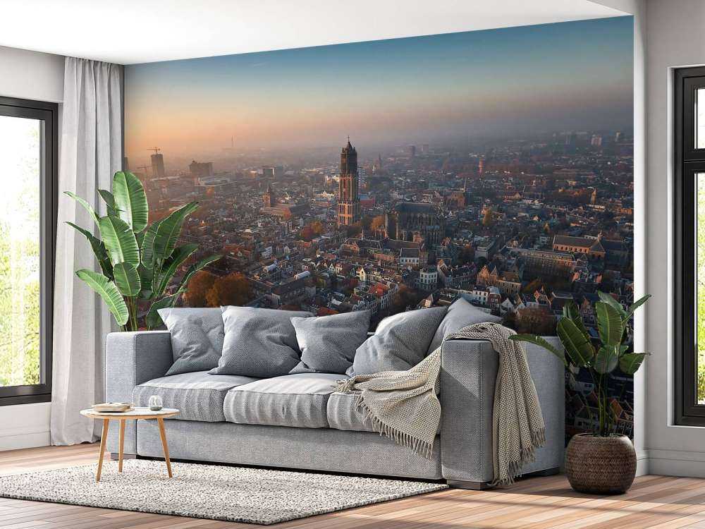 Bovenaanzicht van Utrecht