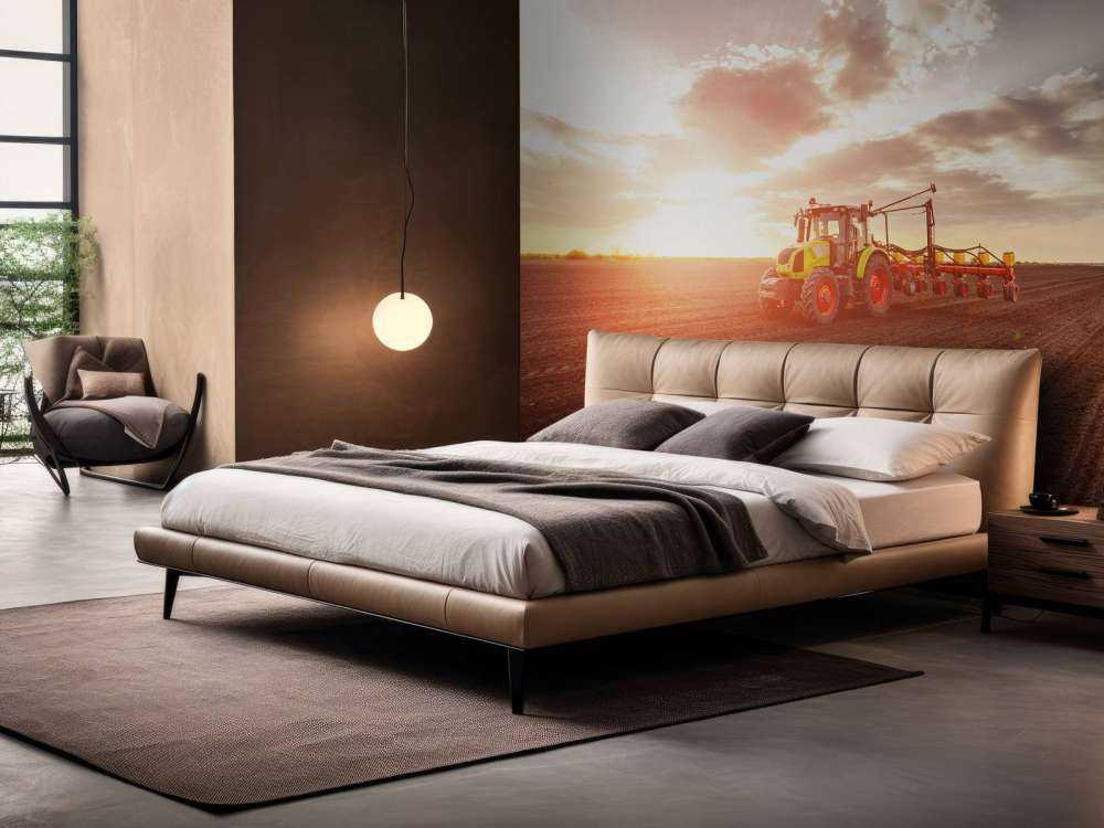 Tractor aan het werk