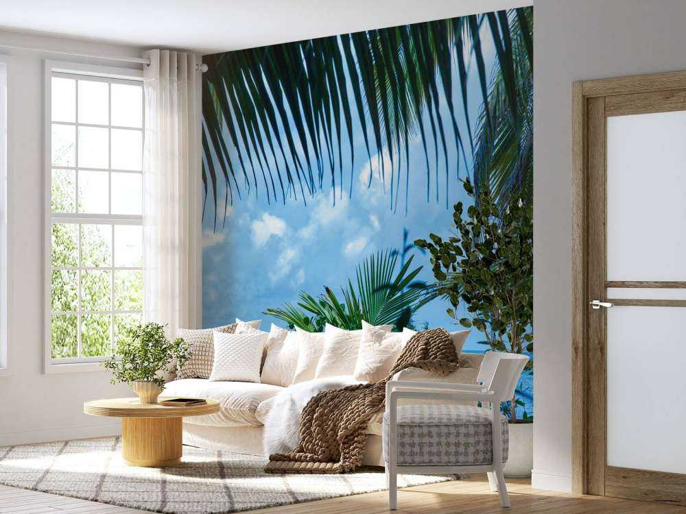 Zee vanuit de jungle