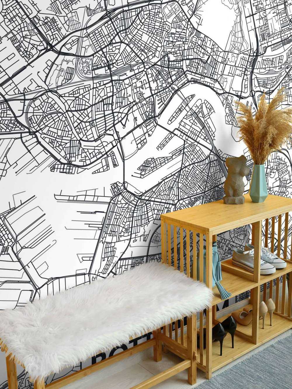 Rotterdam vector plattegrond