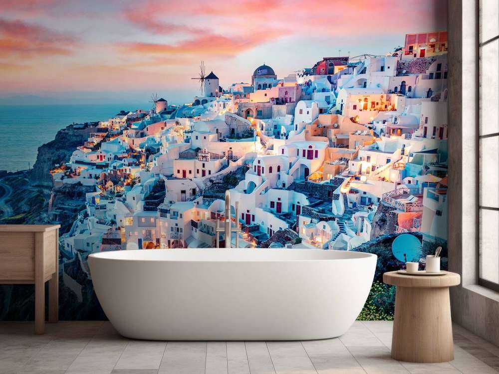 Witte huisjes op Santorini