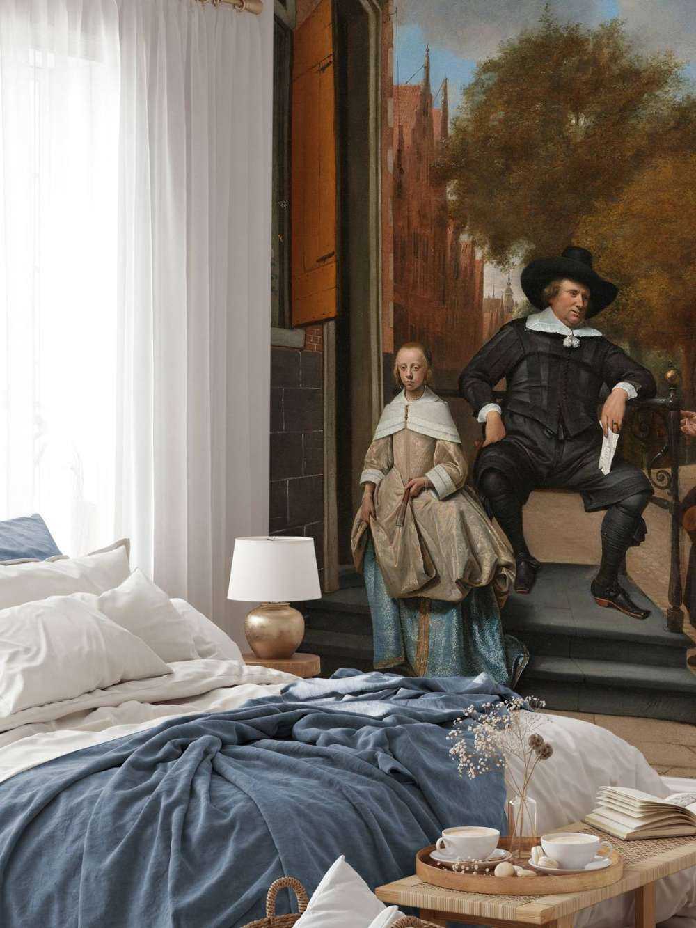 Adolf en Catharina Croeser aan de Oude Delft