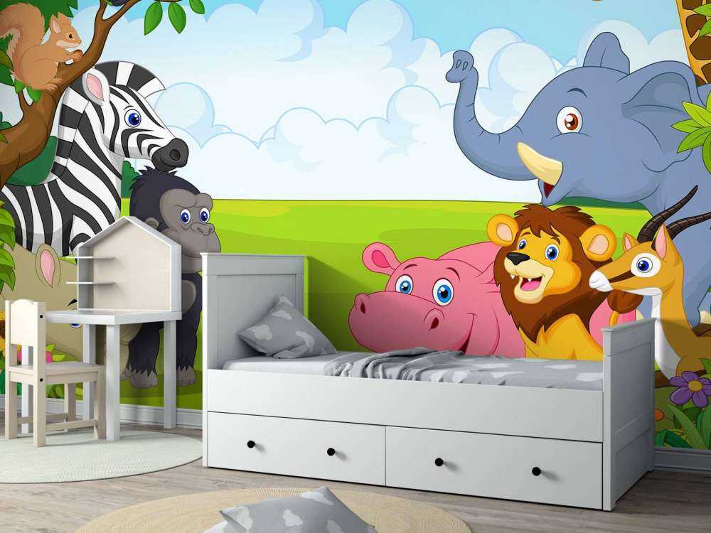 Wilde dieren in de jungle