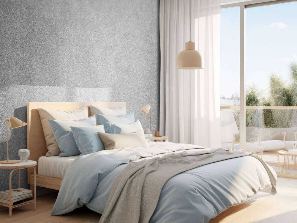 Betonnen muur met structuur