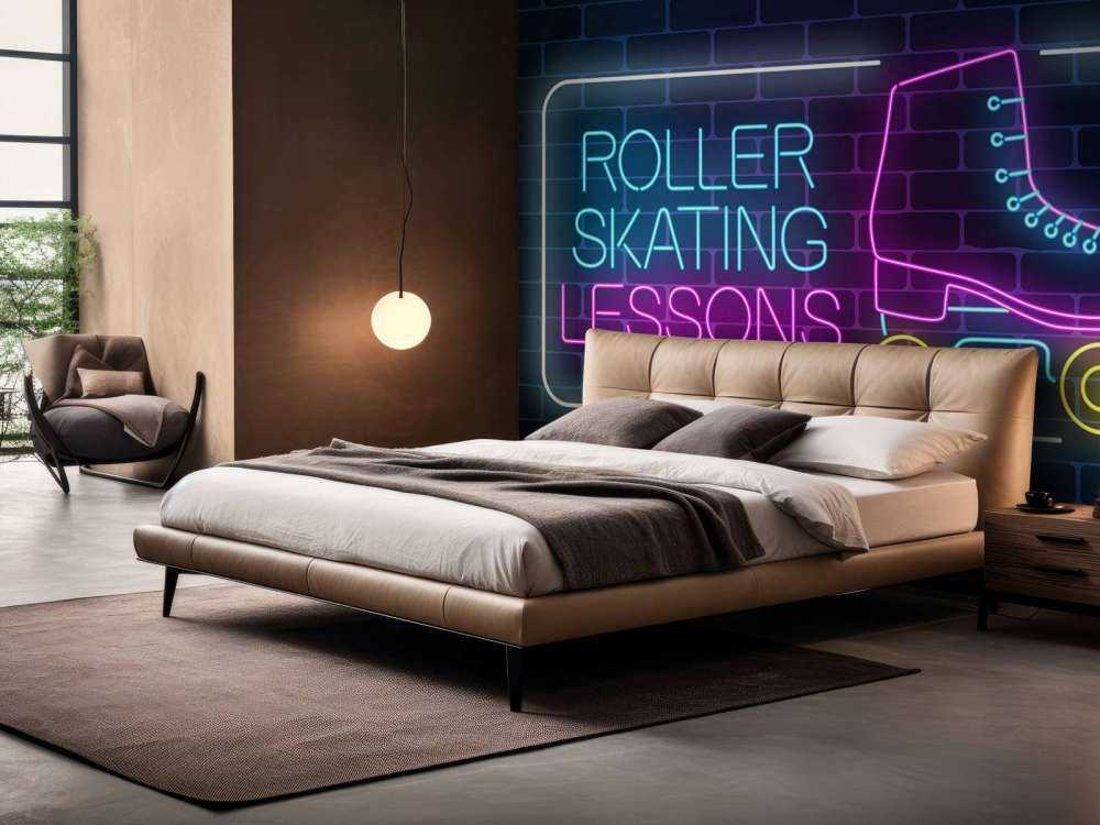 Rolschaats neon logo