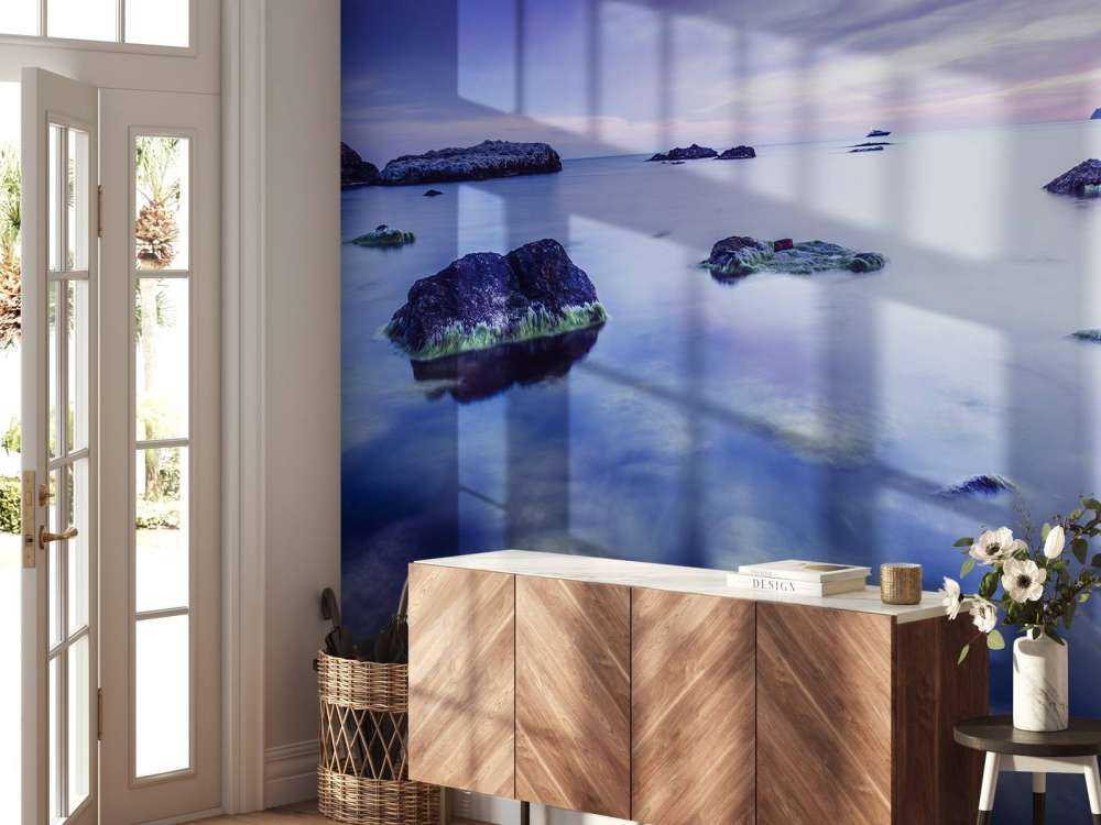 De Zwarte Zee in de avond