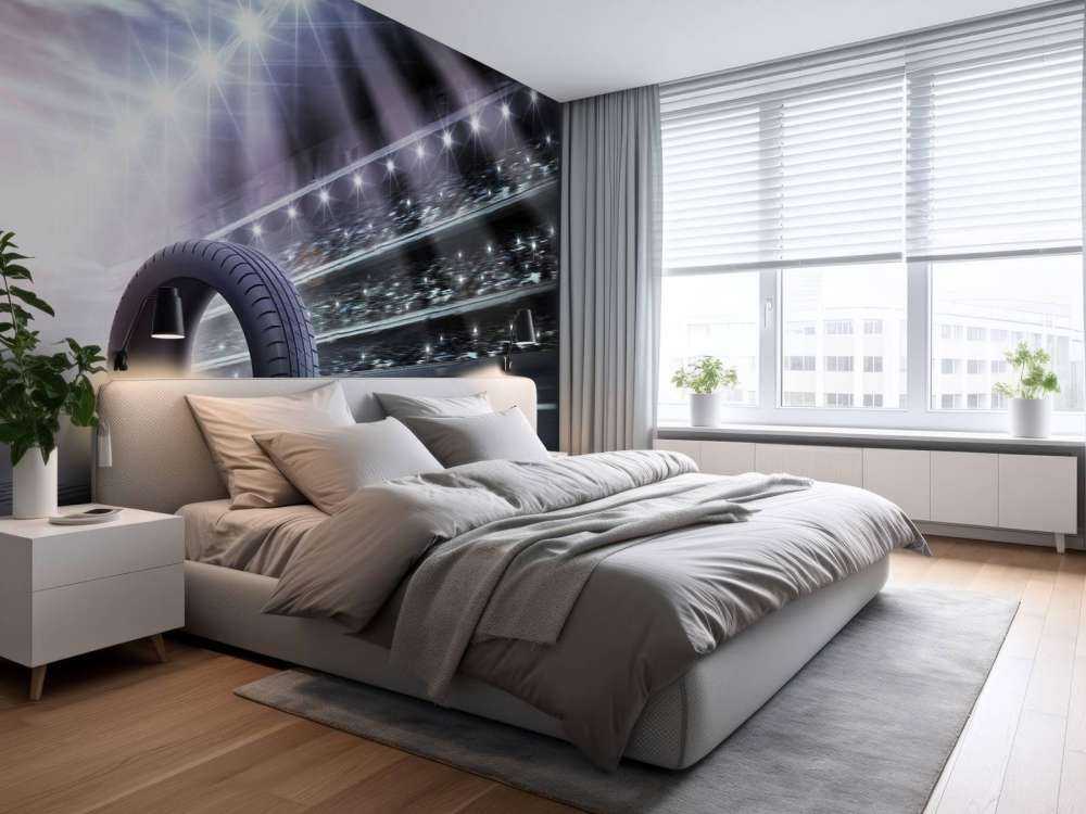 Band op een race circuit