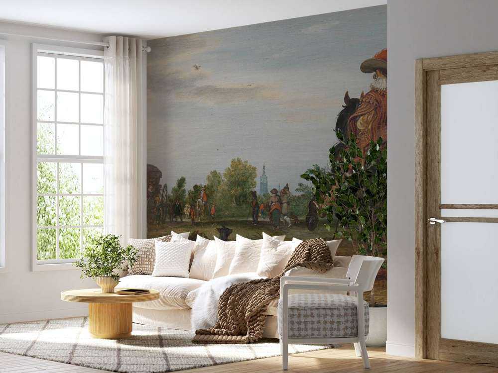 Zomer door Adriaen van de Venne