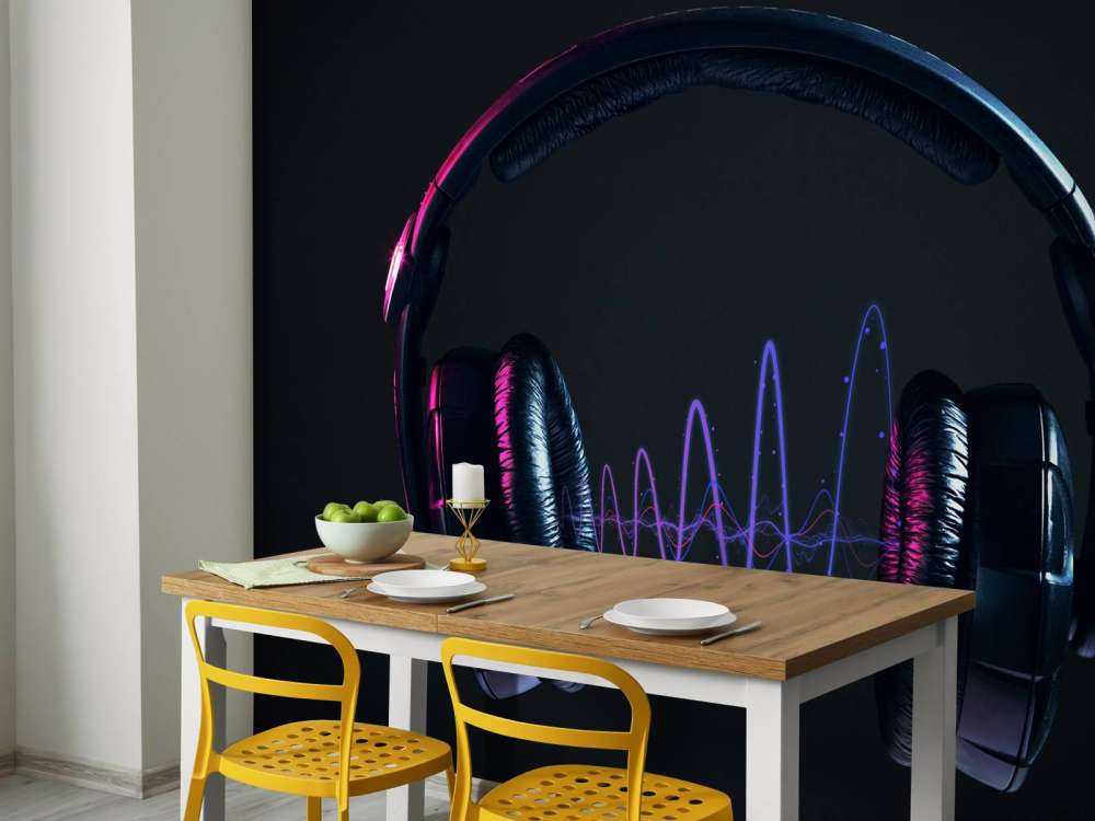 Energieke koptelefoon