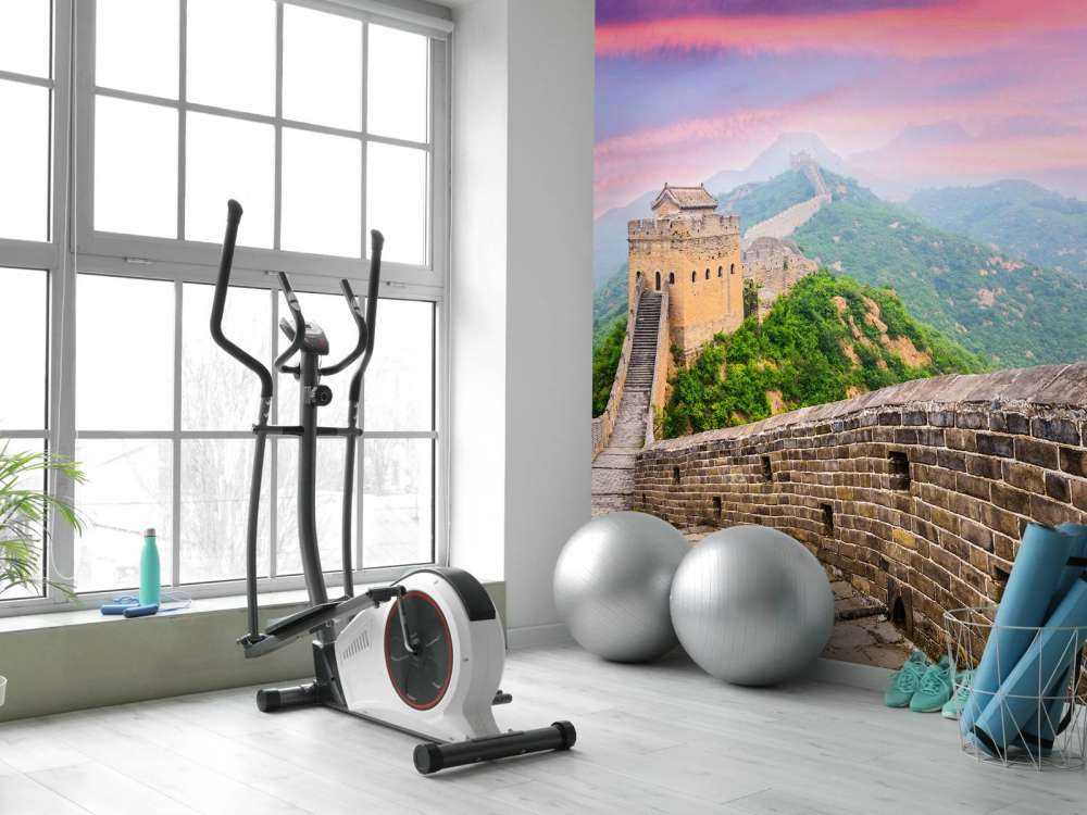 Chinese Muur onder een unieke hemel