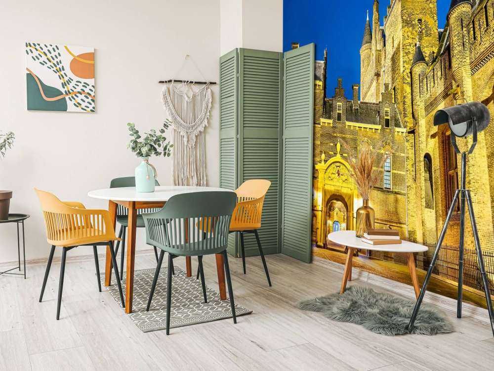 Het Binnenhof in de avond