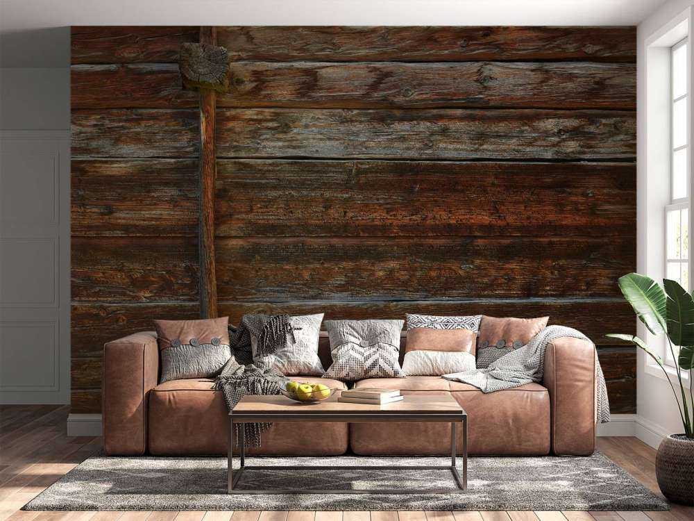 Oud hout met steunbalk