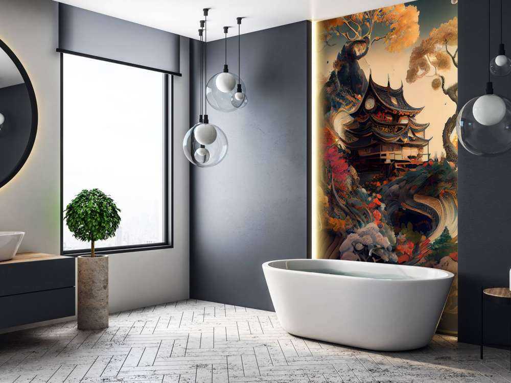 Landschap in Oosterse stijl